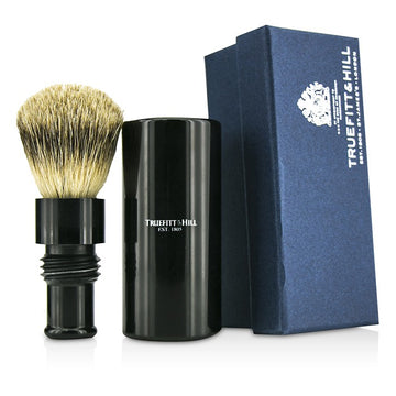 Turnback Traveler Badger Hair Shave Brush - # Ebony