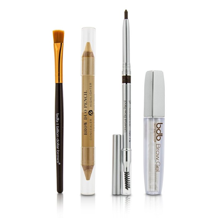 Best Sellers Kit: 1x Universal Brow Pencil 0.27g/0.009oz, 1x Brow Duo Pencil 2.98g/0.1oz, 1x Smudge Brush, 1x Brow Gel 3ml/0.1oz