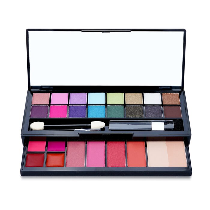 MakeUp Kit Deluxe G2219 (16x Eyeshadow, 4x Blusher, 1x Pressed Powder, 4x Lipgloss, 2x Applicator)