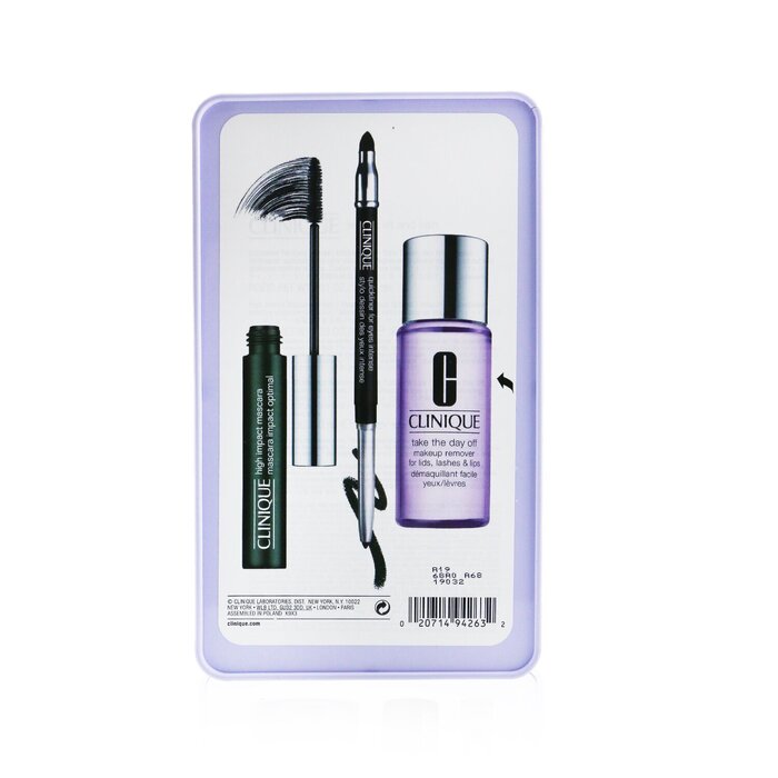 Jet Set Liftoff Lashes: Quickliner 0.28g + Take The Day Off Remover 50ml +High Impact Mascara 7ml