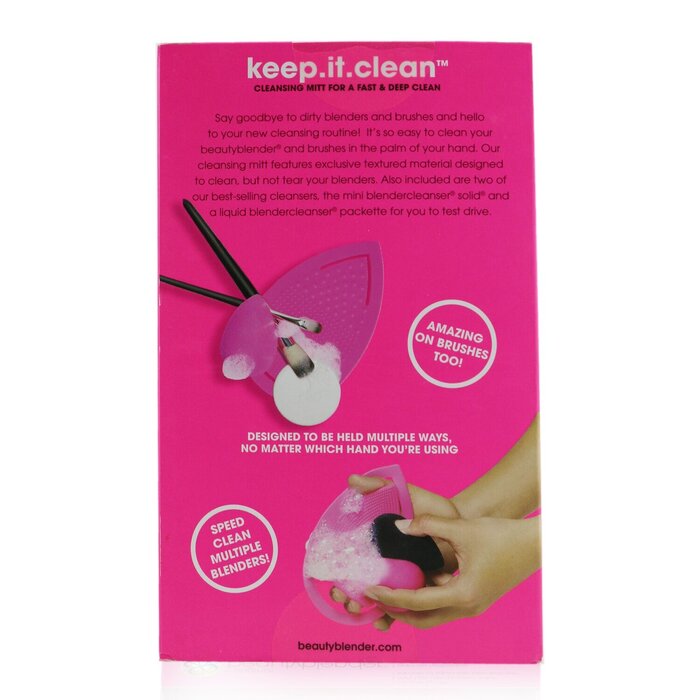 Keep It Clean (1x Cleansing Mitt, 1x Mini Blendcleanser Solid)