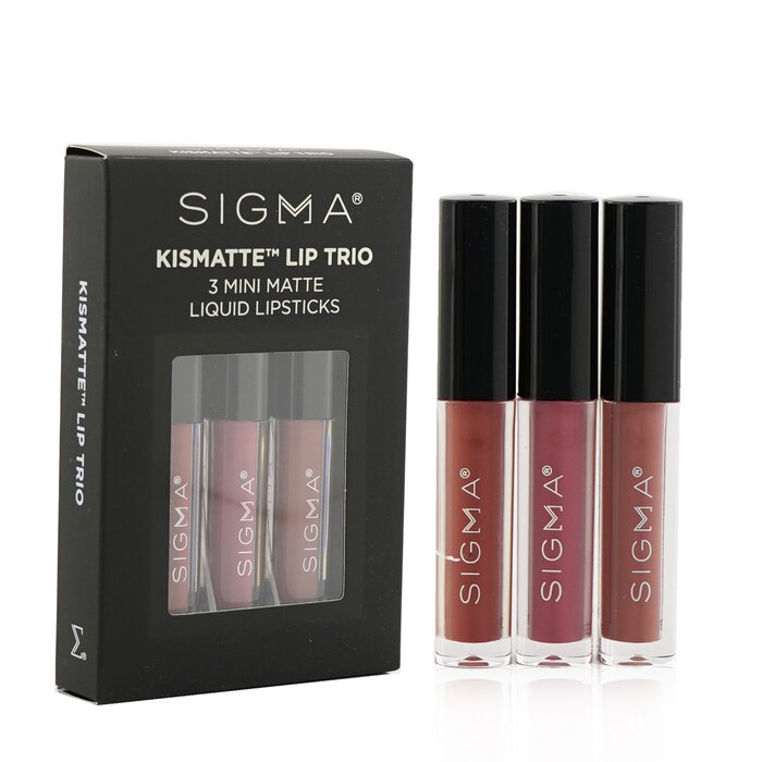 Kismatte Lip Trio (3x Mini Matte Liquid Lipsticks)