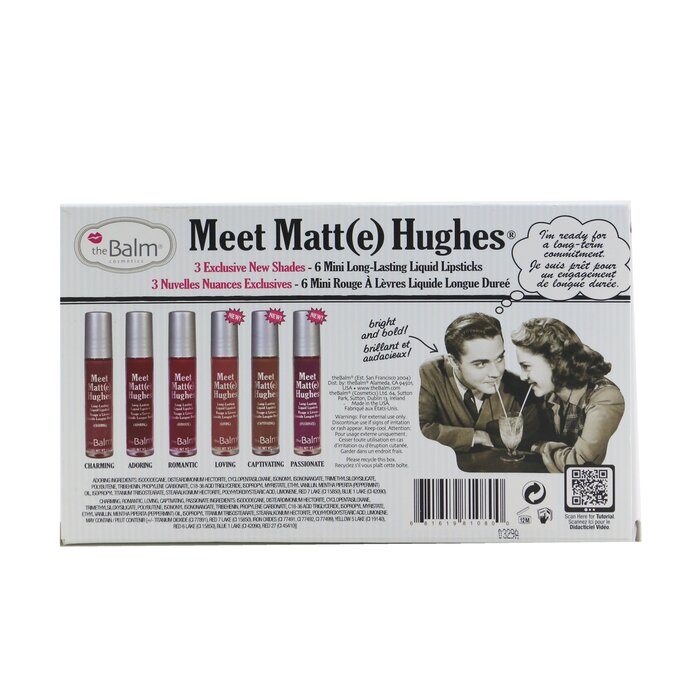 Meet Matt(e) Hughes 6 Mini Long Lasting Liquid Lipsticks Kit